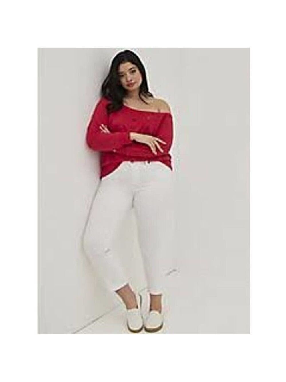 Torrid Magenta Off Shoulder Sweatshirt (Sz 1)
